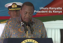 Kenya : inauguration du plus grand parc éolien d’Afrique Le president Uhuru Kenyatta