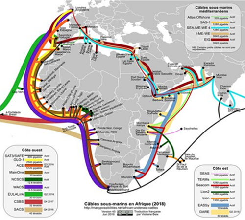 En RDC, comment la rupture d'un câble sous-marin ralentit Internet