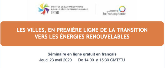 Séminaire en ligne : Les villes, en première ligne de la transition vers les énergies renouvelables