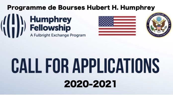 Programme de Bourses Hubert H. Humphrey 2020-2021