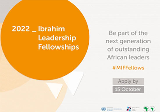 Programme de bourses 2022 de leadership de la Fondation MO Ibrahim, PCSC Programme de bourses 2022 de leadership de la Fondation MO Ibrahim, PCSC