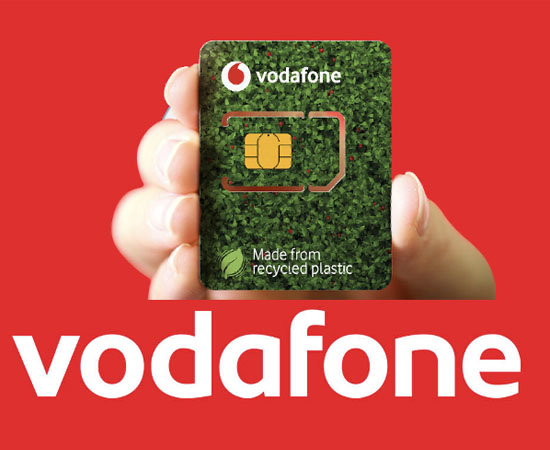 Vodafone Group lance des cartes Eco-SIM à base de plastique recyclé
