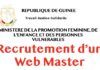 Opportunité d’emploi : Recrutement d’un Web Master